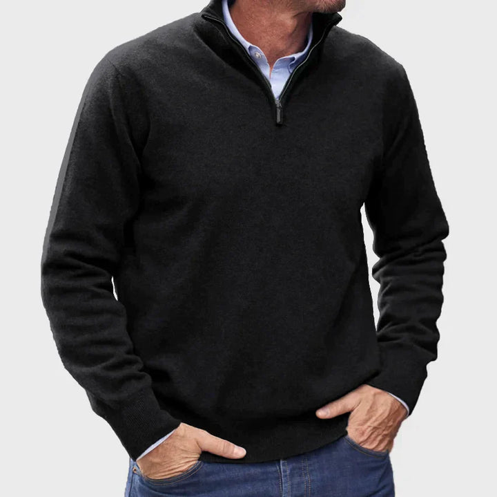 Hunter | Classic Quarter-Zip Everyday Sweater