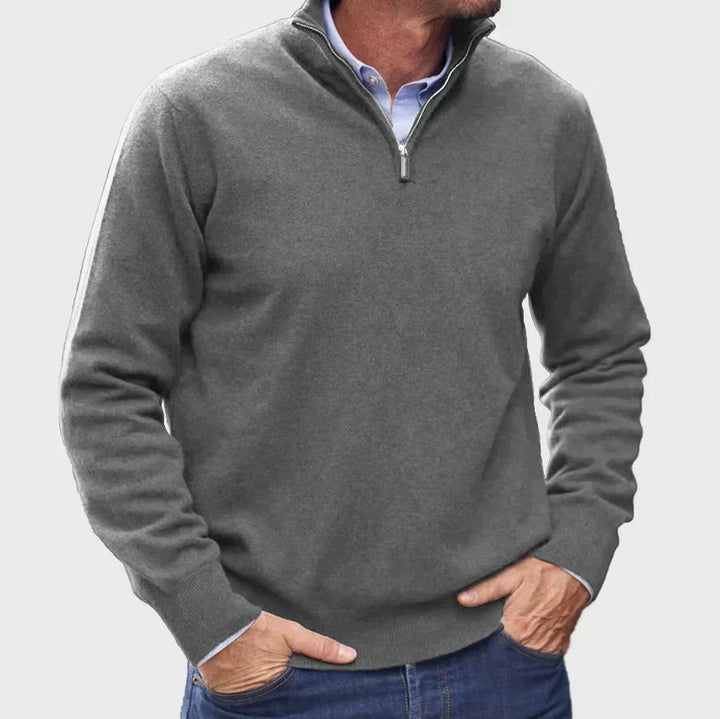 Hunter | Classic Quarter-Zip Everyday Sweater