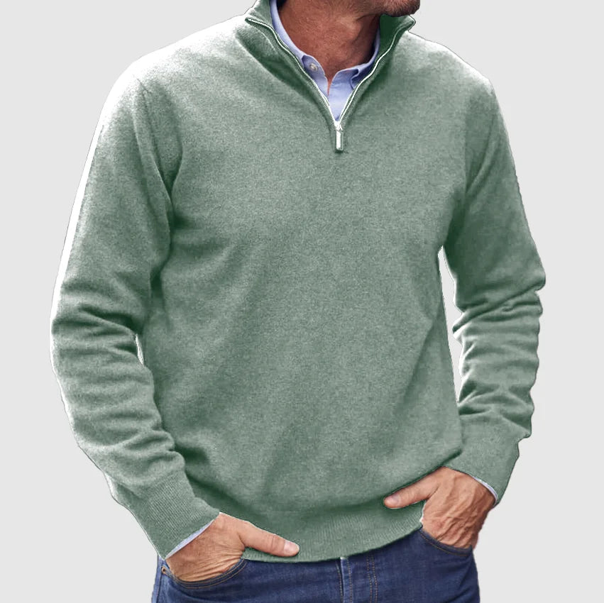 Hunter | Classic Quarter-Zip Everyday Sweater