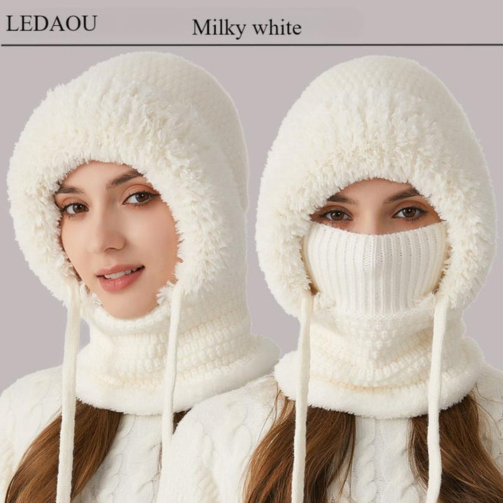 3-in-1 Beanie Hat For Women